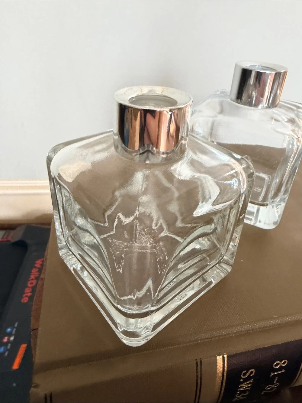 Maison Berger Paris Set of 3 Heavy Glass Reed Diffuser Bottles Empty